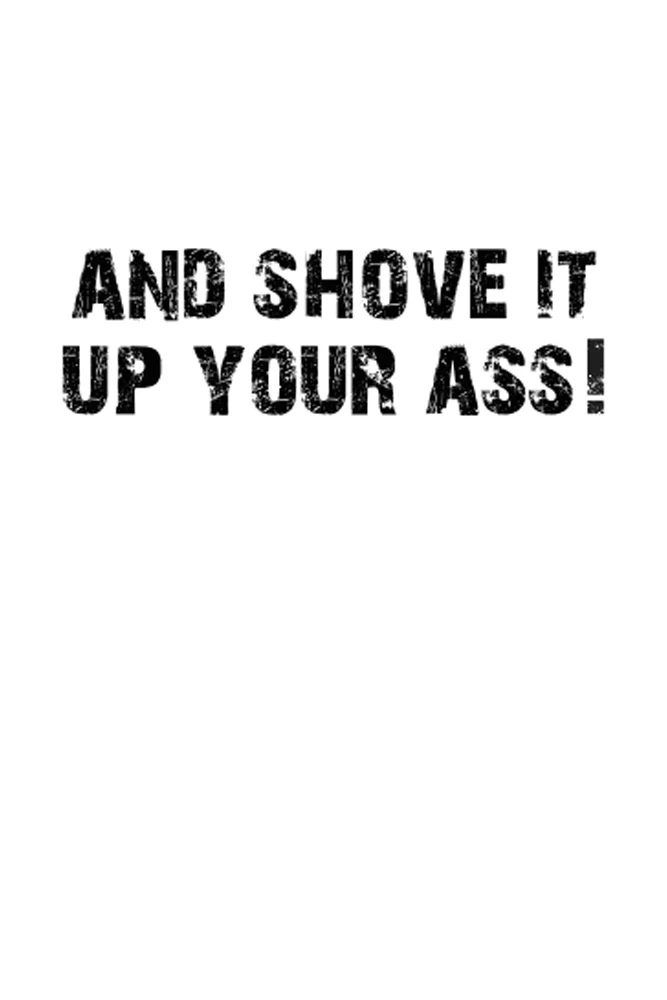 Stag Shop - Shove It Up Your Ass Anniversary Greeting Card - Image 2