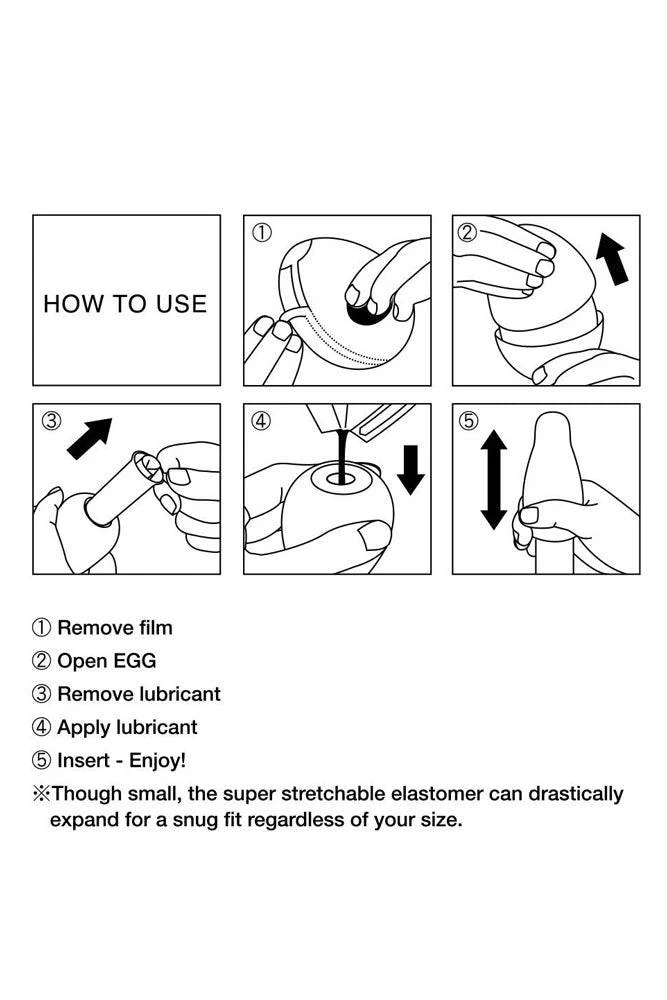 Tenga - Egg - Clicker Textured Egg Masturbator - Image 5