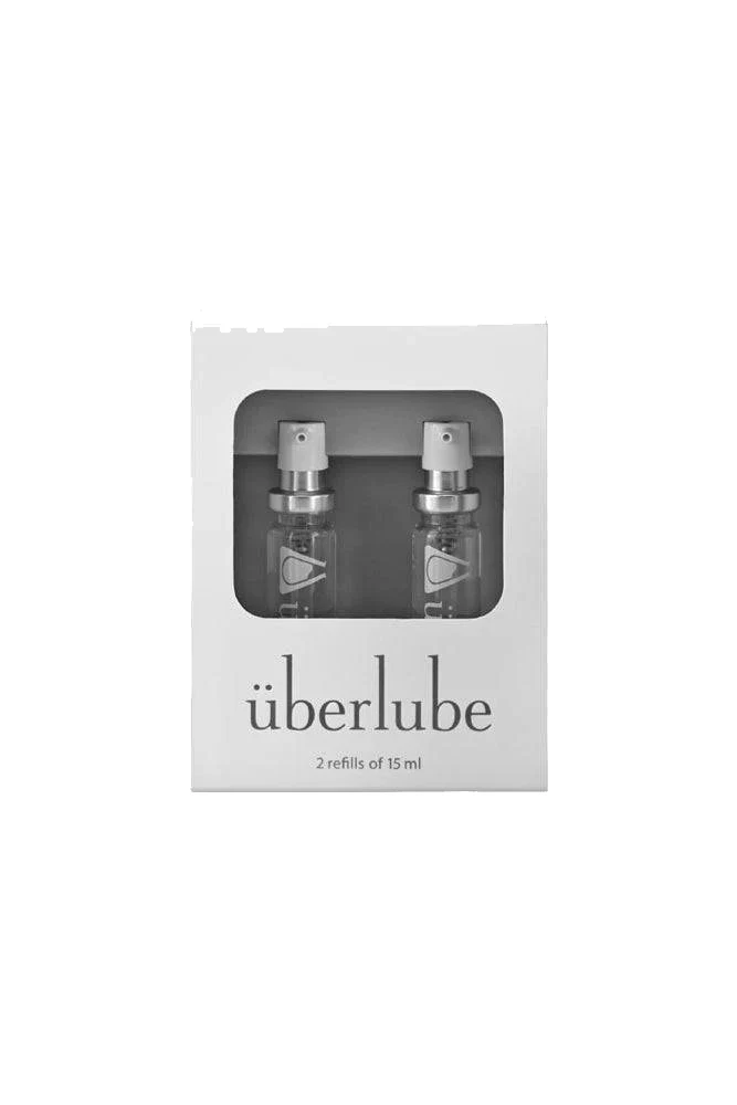 Uberlube - Premium Silicone Lubricant Good-To-Go Traveler REFILL - 2 x 15ml refills