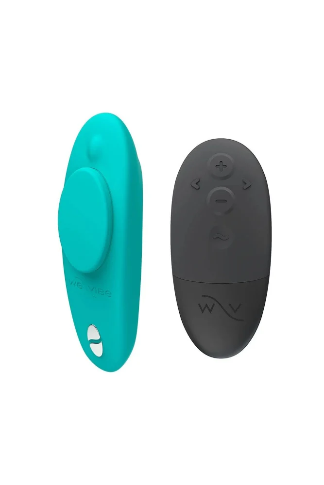 We-Vibe - Moxie + Wearable Bluetooth Clitoral Vibrator - Aqua