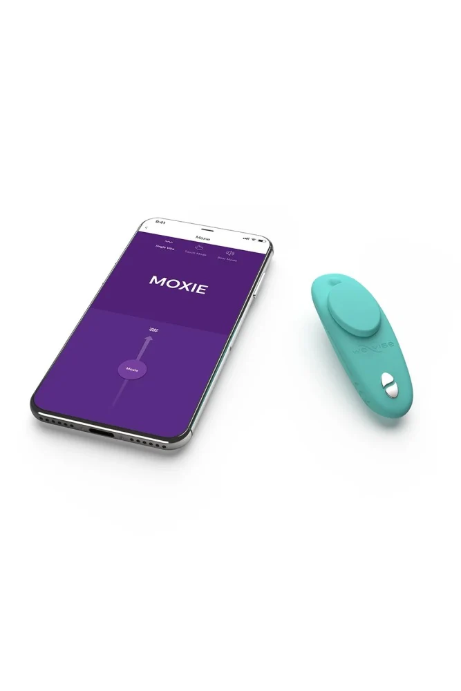 We-Vibe - Moxie + Wearable Bluetooth Clitoral Vibrator - Aqua - Image 2
