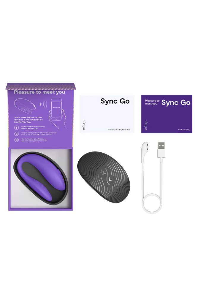 We-Vibe - Sync Go Dual Couples Vibrator with Travel Case - Purple - Image 8