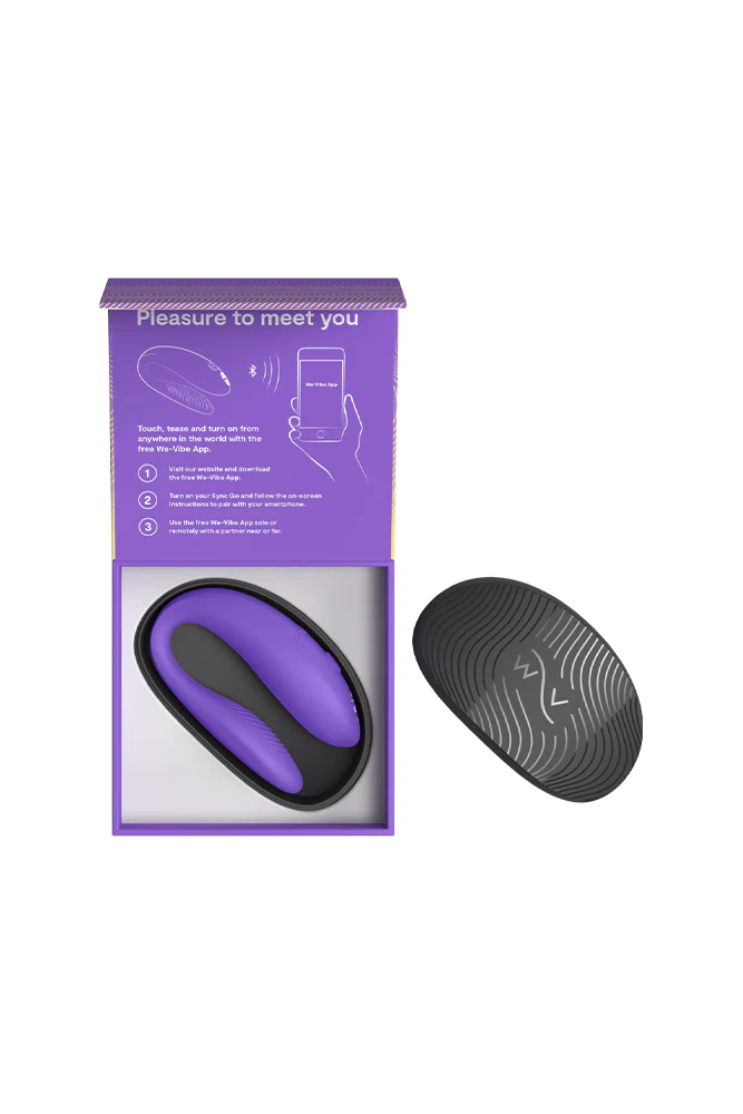 We-Vibe - Sync Go Dual Couples Vibrator with Travel Case - Purple - Image 9
