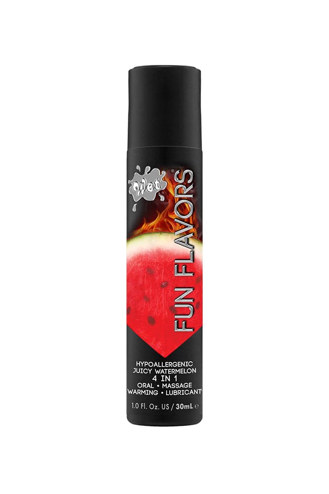 Wet - Fun Flavours - 4 in 1 Warming Flavoured Lubricant - Juicy Watermelon - 1oz