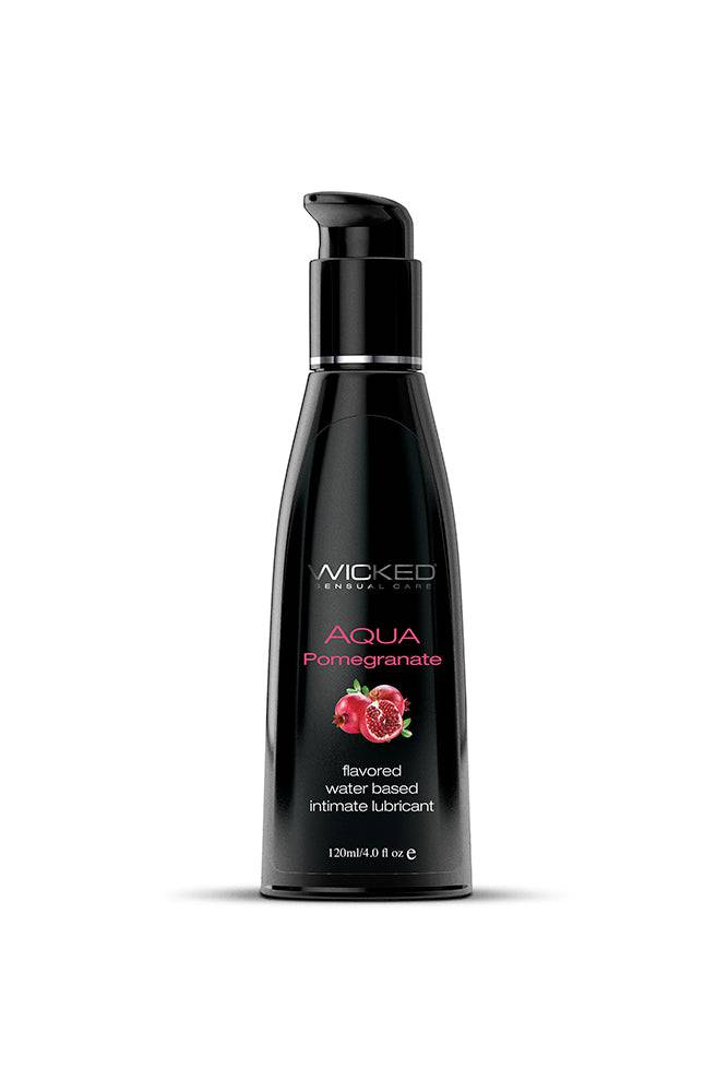 Wicked Sensual Care - Aqua Flavored Lubricant - Pomegranate - 4oz