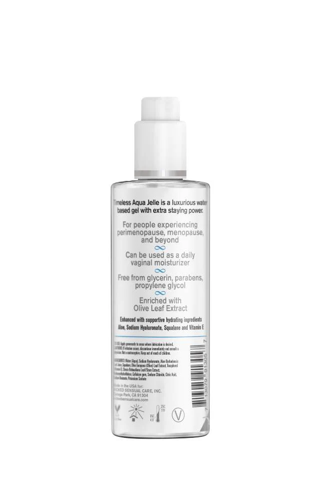 Wicked Sensual Care - Simply Timeless - Aqua Jelle Water Based Gel Lubricant - 4oz - Image 2