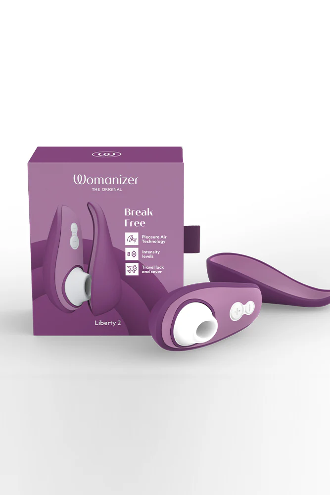 Womanizer - Liberty 2 Travel Friendly Clitoral Stimulator - Purple - Image 11