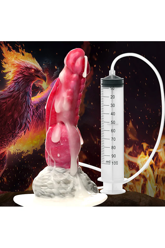XR Brand - Creature Cocks - Resurrector Phoenix Squirting Silicone Dildo - Image 2
