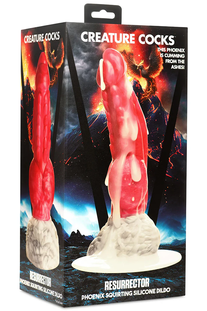 XR Brand - Creature Cocks - Resurrector Phoenix Squirting Silicone Dildo - Image 9