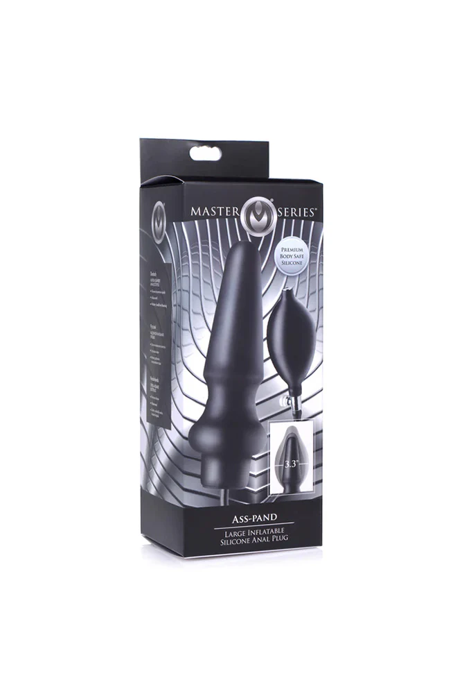 XR Brands - Ass-Pand - Inflatable Silicone Anal Plug - Large - Image 6