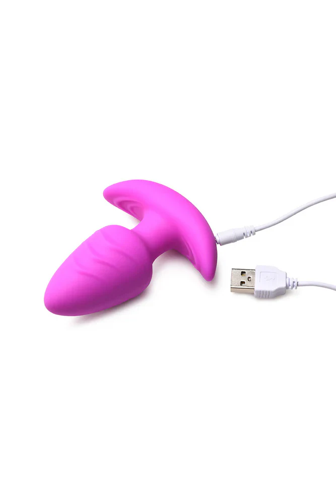 XR Brands - BANG - Rotating & Vibrating Silicone Butt Plug with Remote - Image 9