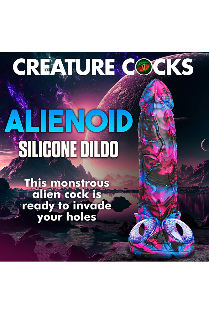 XR Brands - Creature Cocks - Alienoid Silicone Dildo - Image 3