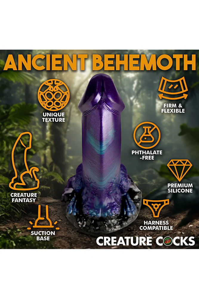 XR Brands - Creature Cocks - Dino Dick Silicone Dildo - Image 6