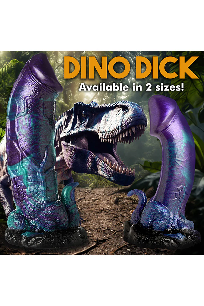XR Brands - Creature Cocks - Dino Dick Silicone Dildo - Image 9