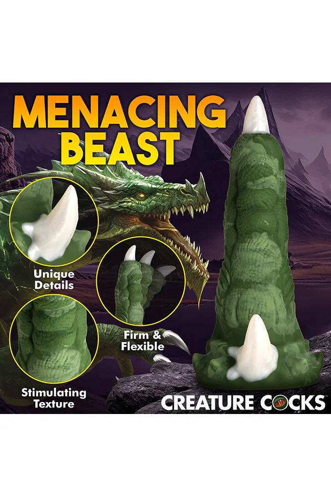XR Brands - Creature Cocks - Dragon Claw Silicone Dildo - Image 3