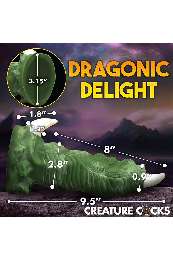 XR Brands - Creature Cocks - Dragon Claw Silicone Dildo - Image 5