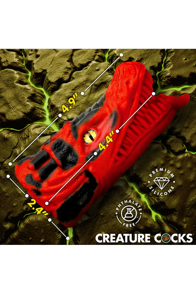 XR Brands - Creature Cocks - Dragon Tamer Silicone Stroker - Image 4