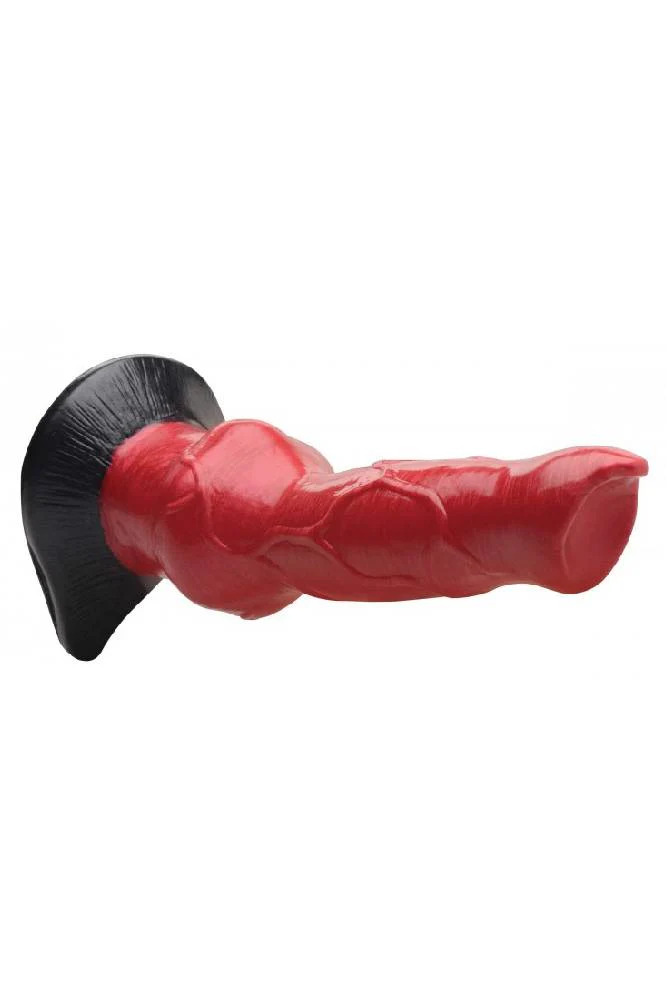 XR Brands - Creature Cocks - Hellhound Canine Penis Silicone Dildo - Image 4