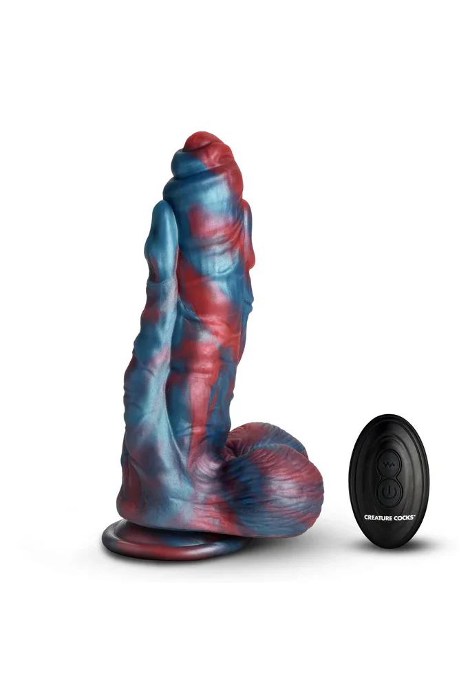 XR Brands - Creature Cocks - Hydra X Vibrating Silicone Dildo
