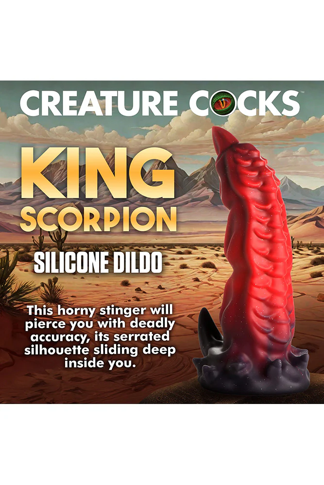 XR Brands - Creature Cocks - King Scorpion Silicone Dildo - Image 7