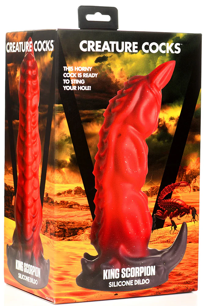 XR Brands - Creature Cocks - King Scorpion Silicone Dildo - Image 8