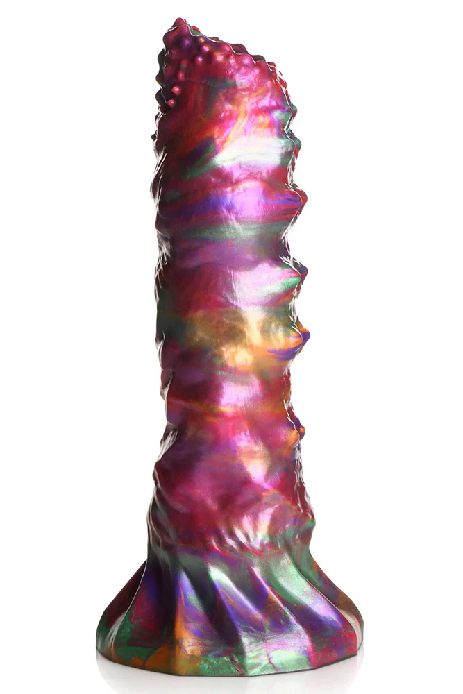 XR Brands - Creature Cocks - Larva Silicone Ovipositor Dildo With Eggs - Multicolour - Image 3
