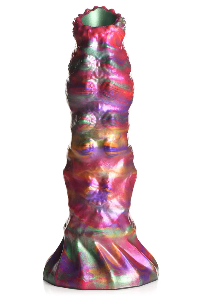 XR Brands - Creature Cocks - Larva Silicone Ovipositor Dildo With Eggs - Multicolour - Image 4