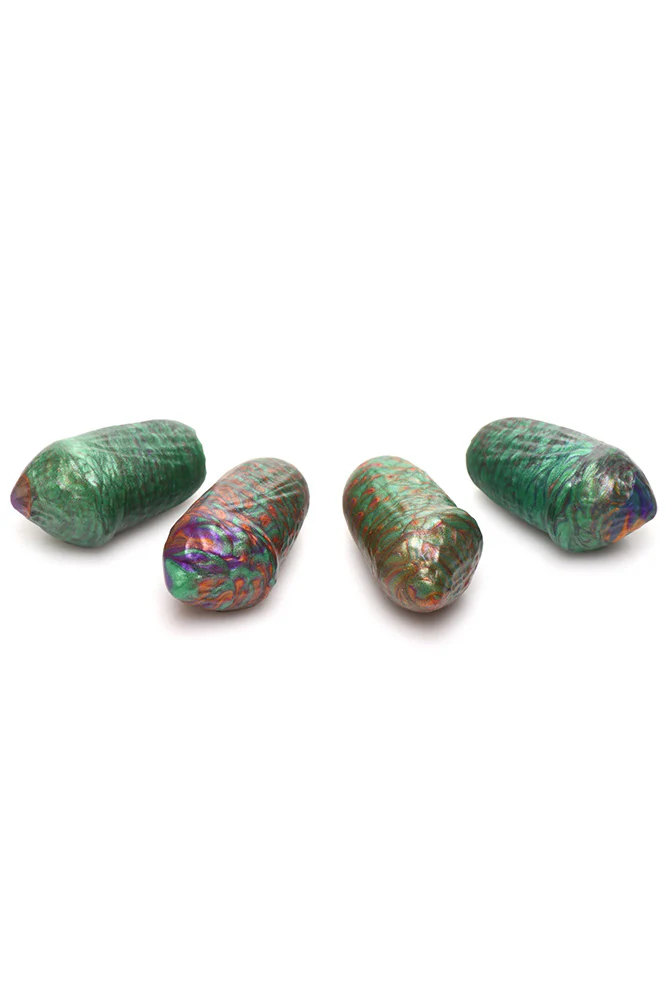 XR Brands - Creature Cocks - Larva Silicone Ovipositor Dildo With Eggs - Multicolour - Image 5