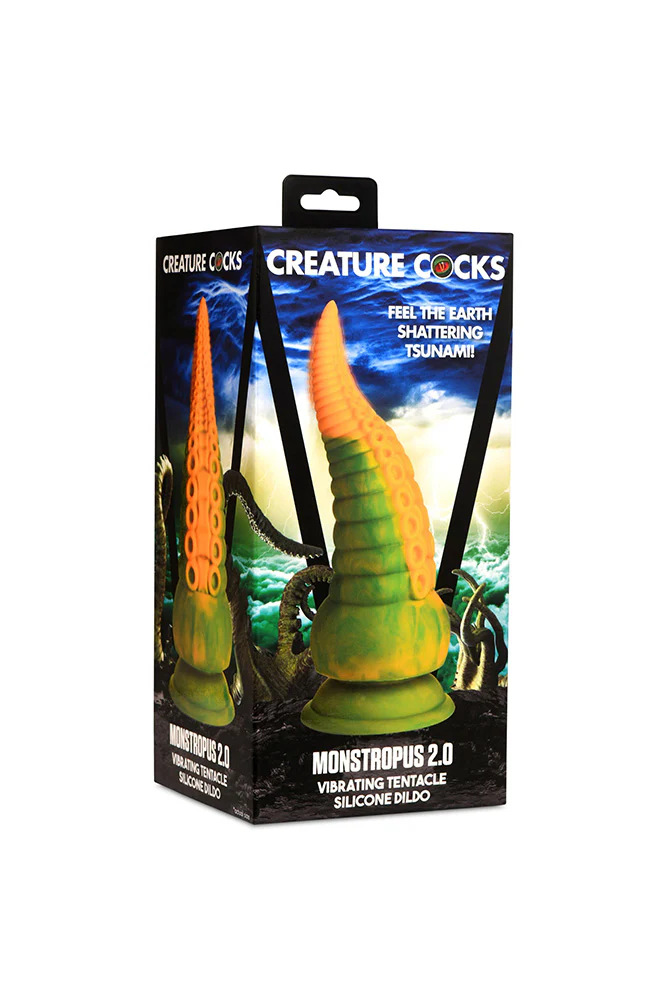 XR Brands - Creature Cocks - Monstropus 2.0 Vibrating Tentacle Silicone Dildo - Image 10