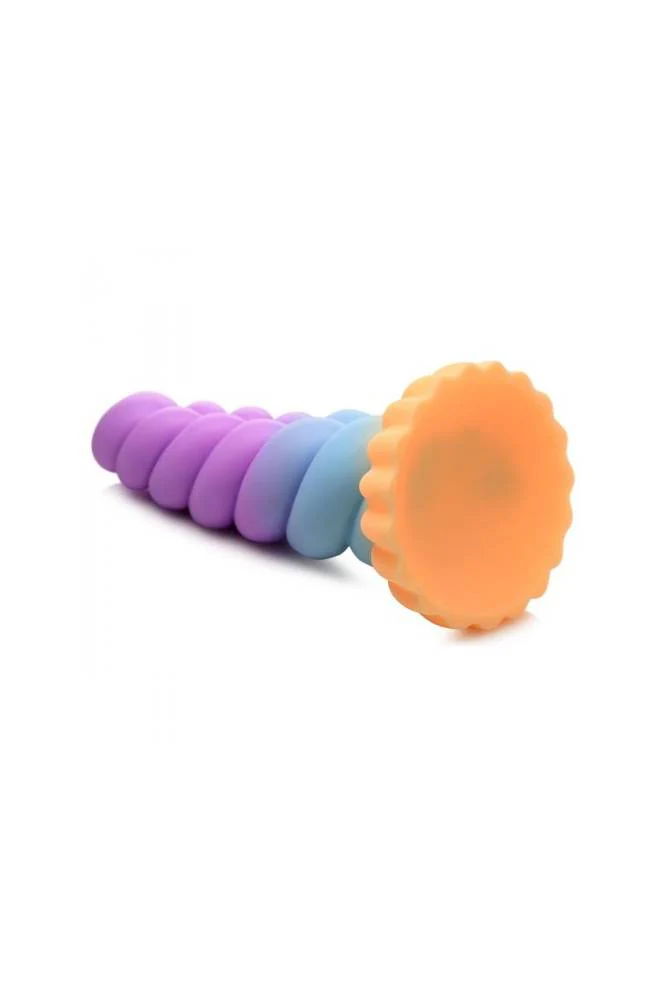 XR Brands - Creature Cocks - Mystique Silicone Unicorn Dildo - Image 4