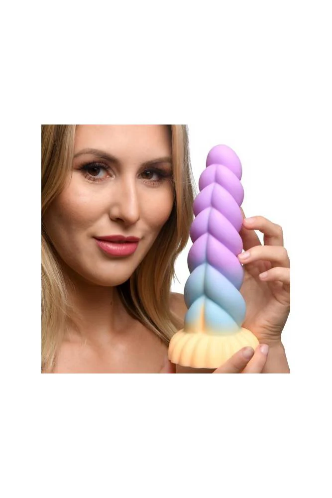 XR Brands - Creature Cocks - Mystique Silicone Unicorn Dildo - Image 5