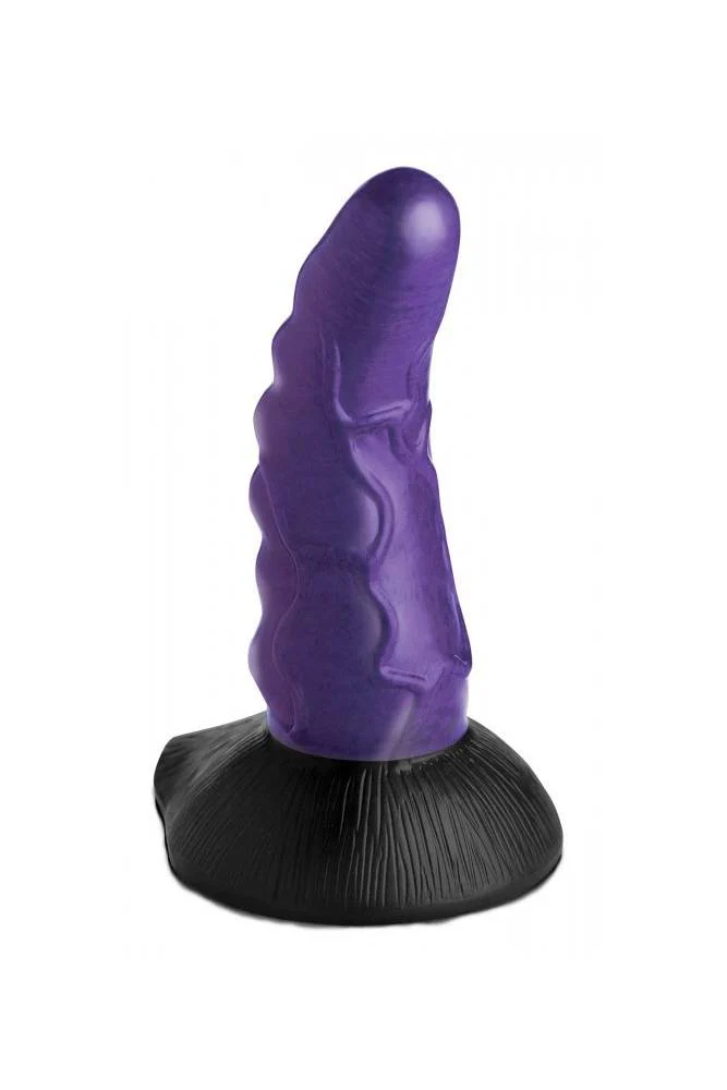 XR Brands - Creature Cocks - Orion Invader Veiny Silicone Dildo - Purple - Image 2