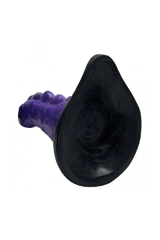 XR Brands - Creature Cocks - Orion Invader Veiny Silicone Dildo - Purple - Image 4