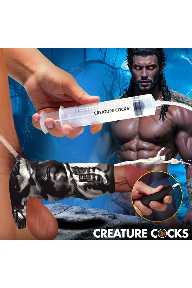 XR Brands - Creature Cocks - Squirting Silicone Penis Enhancer - Image 4