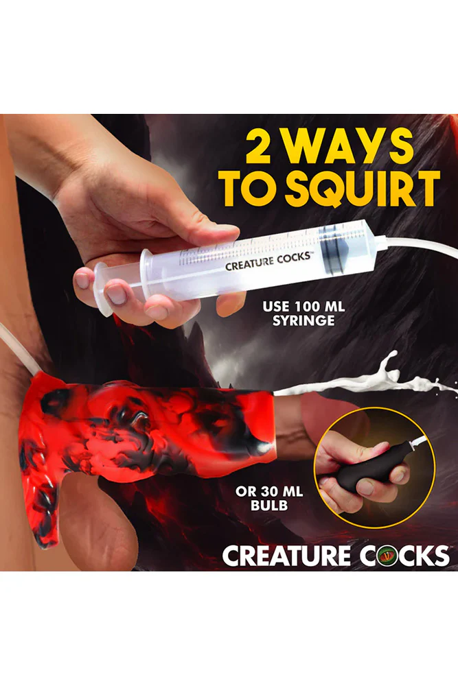 XR Brands - Creature Cocks - Squirting Silicone Penis Enhancer - Image 7
