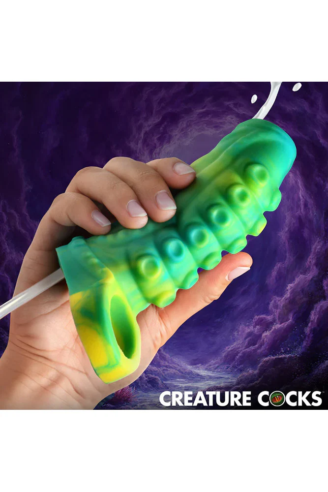 XR Brands - Creature Cocks - Squirting Tentacle Silicone Penis Enhancer - Image 4