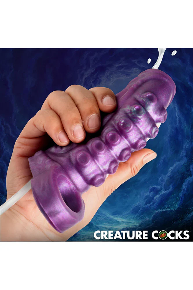 XR Brands - Creature Cocks - Squirting Tentacle Silicone Penis Enhancer - Image 5