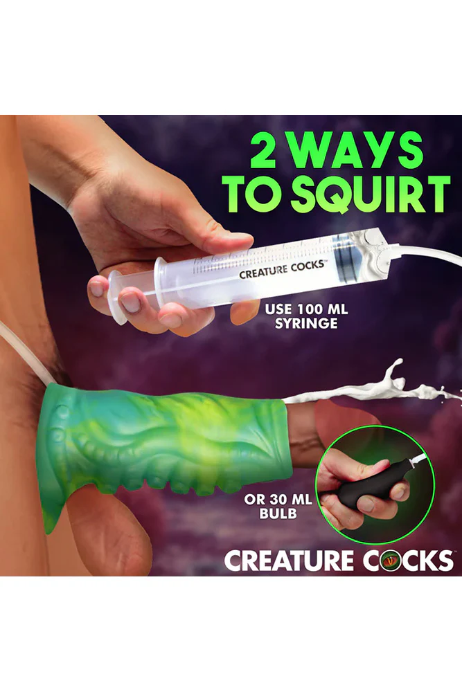 XR Brands - Creature Cocks - Squirting Tentacle Silicone Penis Enhancer - Image 8