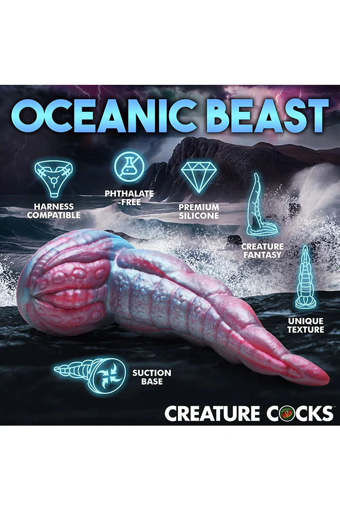 XR Brands - Creature Cocks - Tentacle Cock Silicone Dildo - Image 4