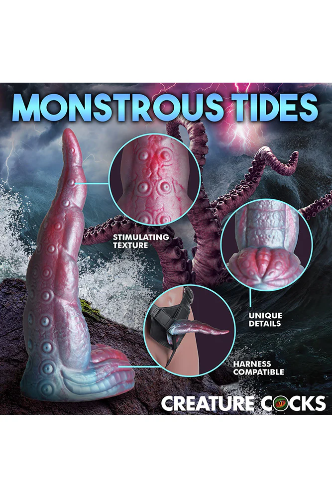 XR Brands - Creature Cocks - Tentacle Cock Silicone Dildo - Image 5