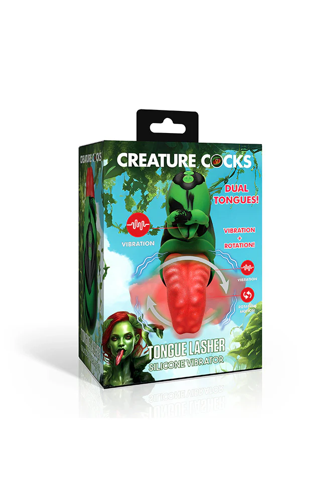XR Brands - Creature Cocks - Tongue Lasher Dual Vibrator - Image 6