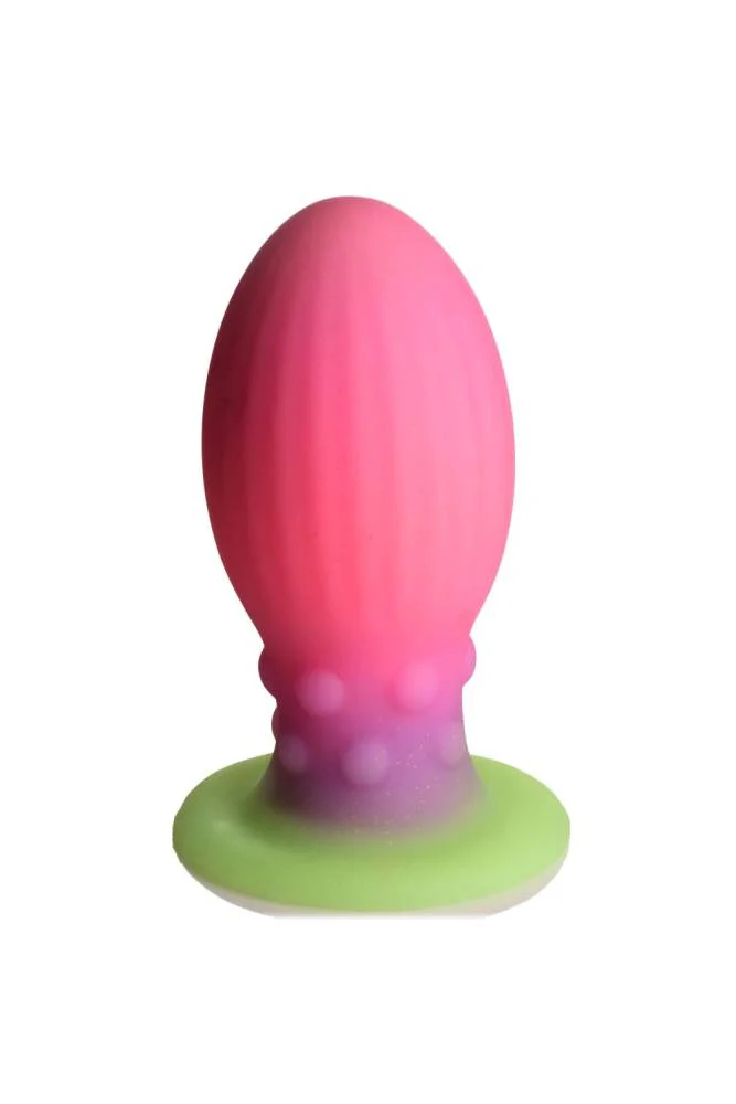 XR Brands - Creature Cocks - XL Xeno Egg Glow In The Dark Silicone Egg