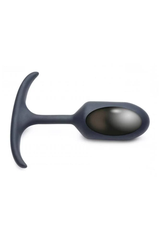 XR Brands - Heavy Hitters - Premium Silicone Weighted Anal Plug - Medium - Image 2