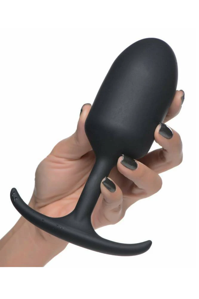 XR Brands - Heavy Hitters - Premium Silicone Weighted Anal Plug - XL