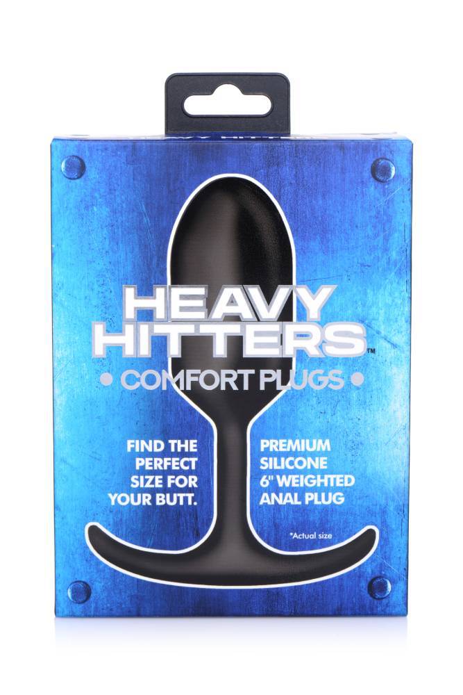 XR Brands - Heavy Hitters - Premium Silicone Weighted Plug - Large - Image 2