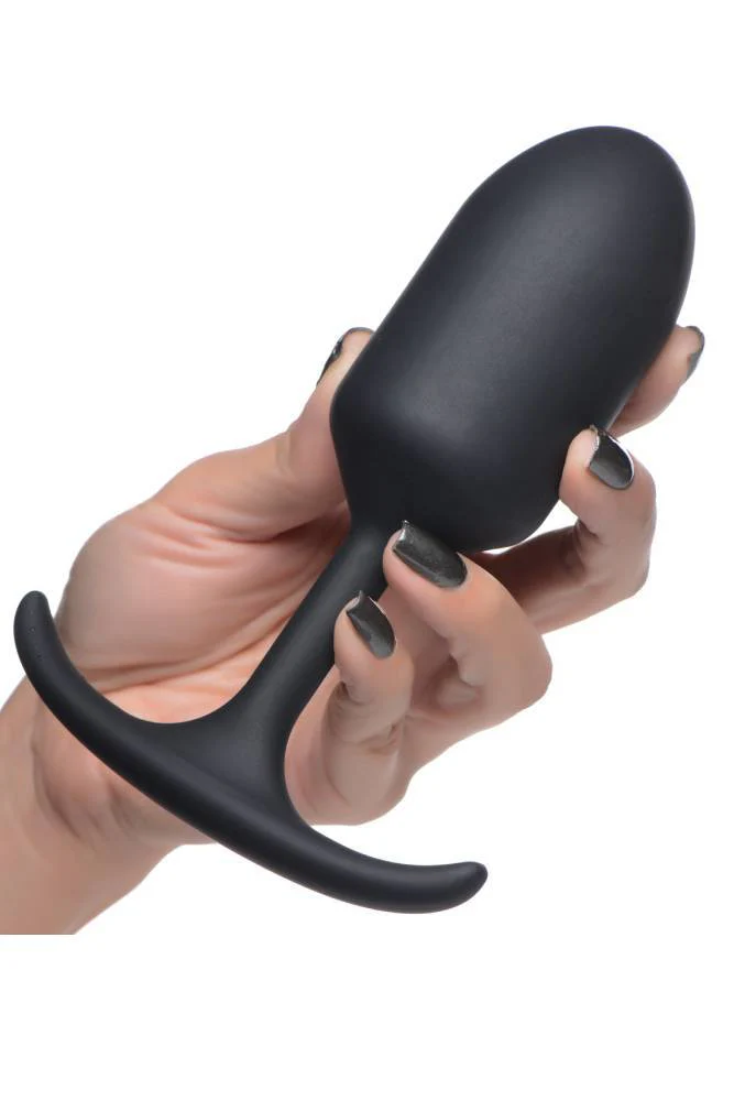 XR Brands - Heavy Hitters - Premium Silicone Weighted Plug - Large - Image 5