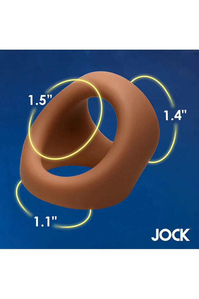 XR Brands - JOCK - Silicone Cock & Ball Ring - Image 5