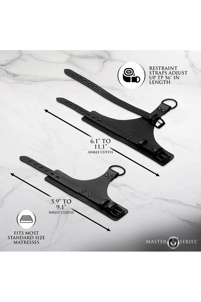 XR Brands - Master Series - All Access Bed Restraint Kit - Image 3