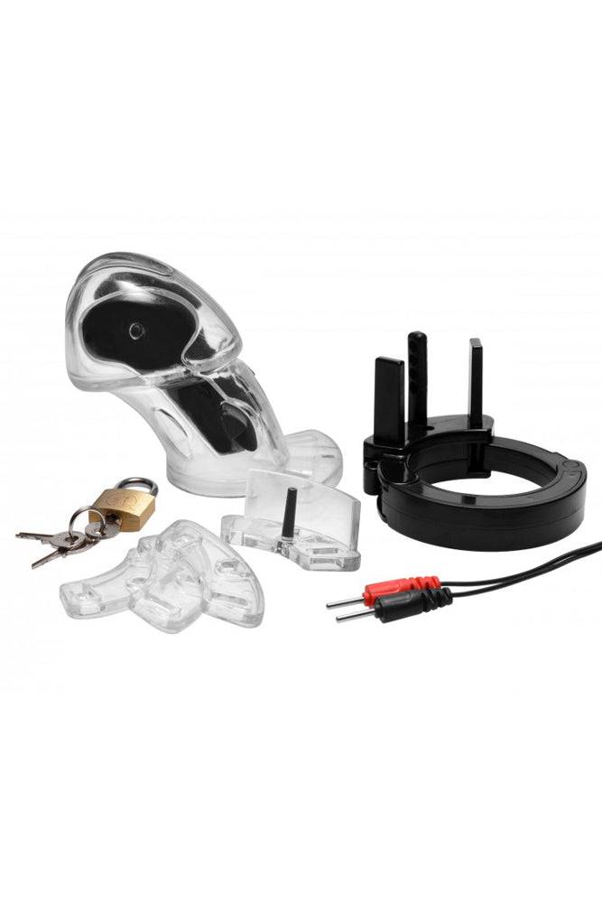 XR Brands - Master Series - Electro Lockdown Estim Male Chastity Cock Cage - Image 5