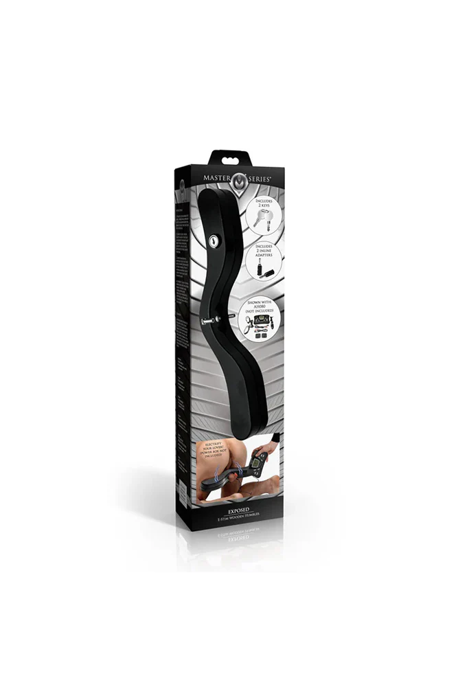 XR Brands - Master Series - Exposed E-Stim Wooden Humbler - Image 6